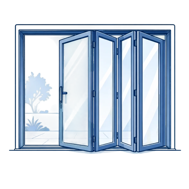 Bi-fold patio door icon