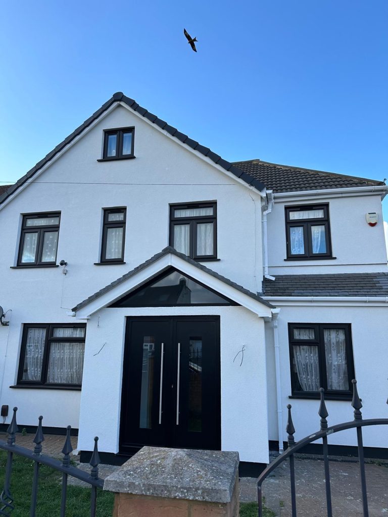 Installation of uPVC sculptured windows at a residential property in Hackney