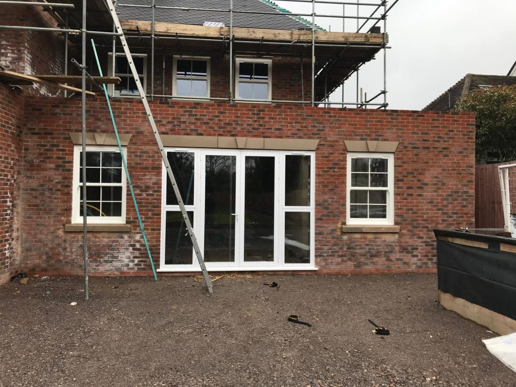 Aluminium windows installation project in Enfield.