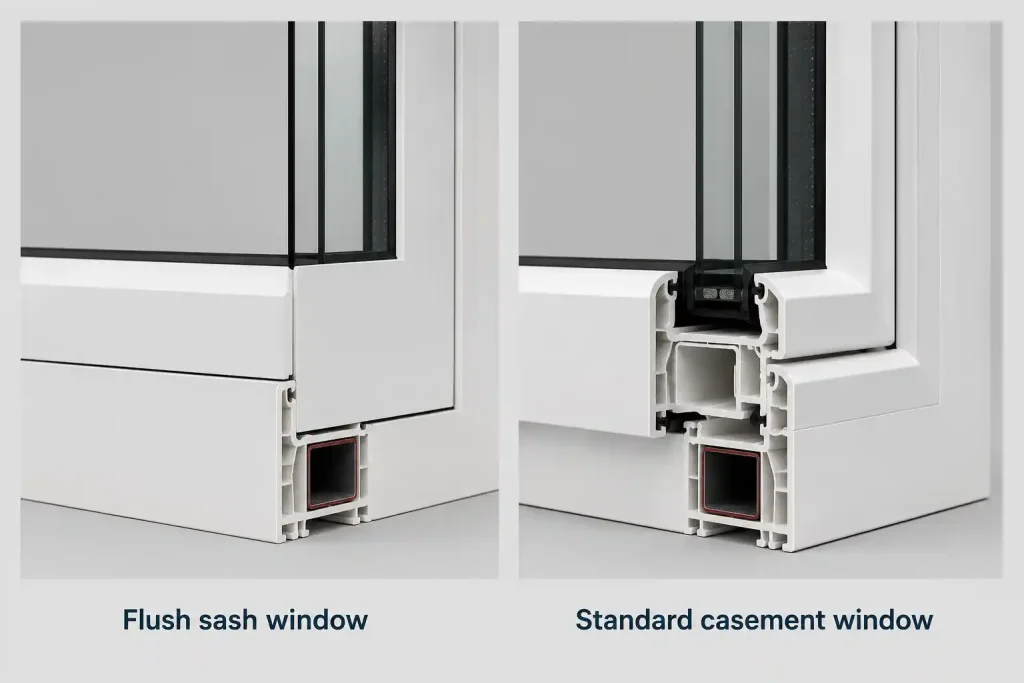 flush vs overlap comparison